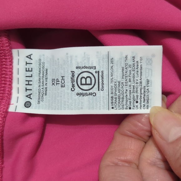 Athleta Transcend Stash Tight, Color Salvia Pink Size XS-TP - Picture 15 of 15
